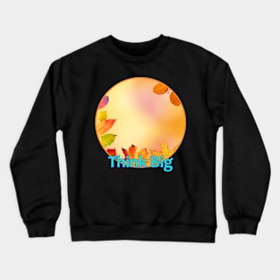 Circle Abstract Autumn Colorful Luminous Crewneck Sweatshirt